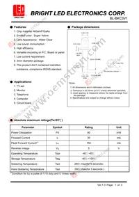 BL-BKC3V1 Datasheet Cover