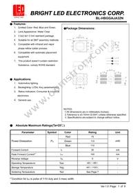 BL-HBGGAJA32N Datasheet Cover