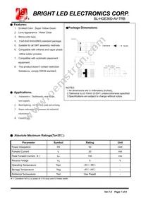 BL-HGE36D-AV-TRB Datasheet Cover