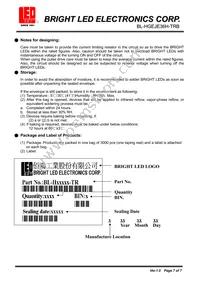 BL-HGEJE36H-TRB Datasheet Page 7