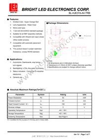 BL-HJE37A-AV-TRB Datasheet Cover