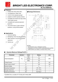 BL-HJLG6BH32L Datasheet Cover