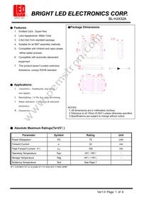 BL-HJX32A Datasheet Cover