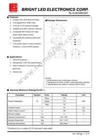 BL-HJXGXBX32N Datasheet Cover