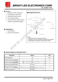 BL-XUB361-TR9 Datasheet Cover