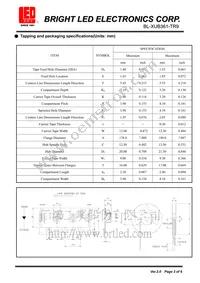 BL-XUB361-TR9 Datasheet Page 3