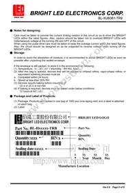 BL-XUB361-TR9 Datasheet Page 6