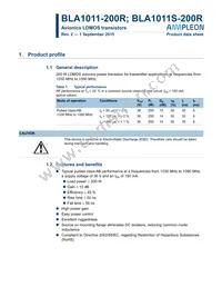 BLA1011S-200R Datasheet Cover