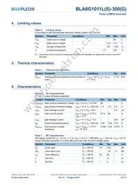 BLA8G1011LS-300U Datasheet Page 3