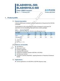 BLA8H0910L-500U Datasheet Cover