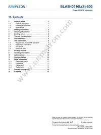 BLA8H0910L-500U Datasheet Page 13