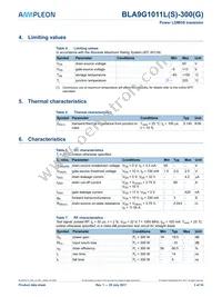 BLA9G1011LS-300GU Datasheet Page 3