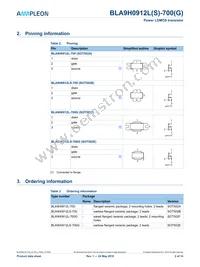 BLA9H0912LS-700U Datasheet Page 2