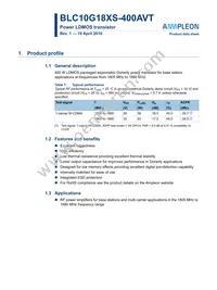 BLC10G18XS-400AVTZ Datasheet Cover