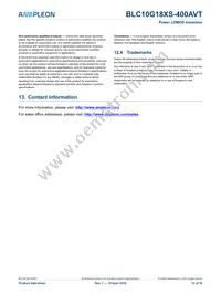 BLC10G18XS-400AVTZ Datasheet Page 15