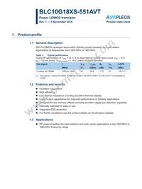 BLC10G18XS-551AVTZ Datasheet Cover