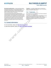 BLC10G22LS-240PVTY Datasheet Page 16