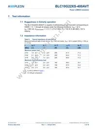 BLC10G22XS-400AVTY Datasheet Page 4