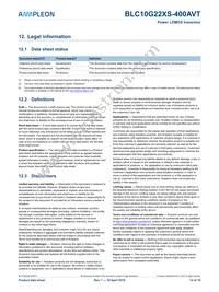 BLC10G22XS-400AVTY Datasheet Page 14