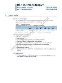 BLC10G27LS-320AVTZ Datasheet Cover