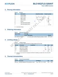 BLC10G27LS-320AVTZ Datasheet Page 2