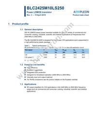 BLC2425M10LS250Z Datasheet Cover