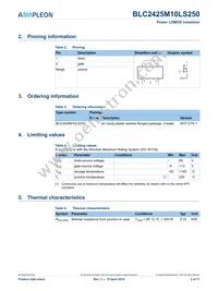 BLC2425M10LS250Z Datasheet Page 2