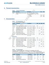 BLC8G22LS-450AVZ Datasheet Page 3