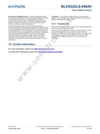 BLC8G22LS-450AVZ Datasheet Page 15