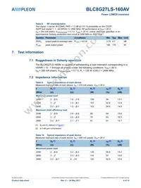 BLC8G27LS-160AVU Datasheet Page 4