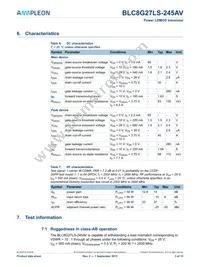 BLC8G27LS-245AVZ Datasheet Page 3