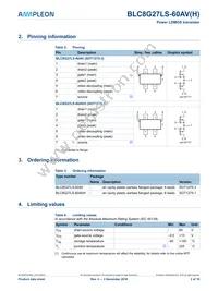 BLC8G27LS-60AVY Datasheet Page 2