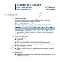 BLC9G15XS-400AVTZ Datasheet Cover