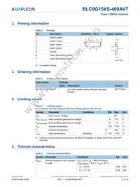 BLC9G15XS-400AVTZ Datasheet Page 2