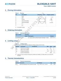 BLC9G20LS-120VTZ Datasheet Page 2