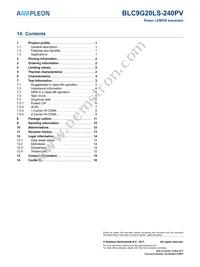 BLC9G20LS-240PVY Datasheet Page 16