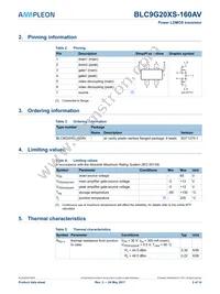 BLC9G20XS-160AVY Datasheet Page 2
