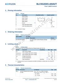 BLC9G20XS-400AVT Datasheet Page 2