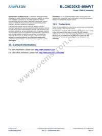 BLC9G20XS-400AVT Datasheet Page 16