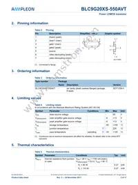 BLC9G20XS-550AVT Datasheet Page 2