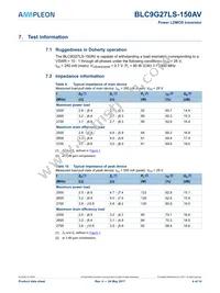 BLC9G27LS-150AVY Datasheet Page 4