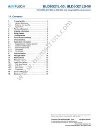 BLD6G21LS-50 Datasheet Page 15