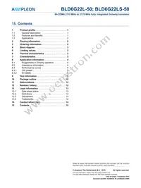 BLD6G22LS-50 Datasheet Page 15