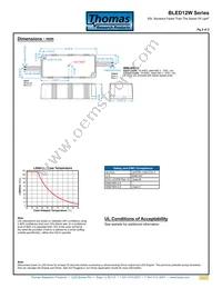 BLED12W-024-C0500 Datasheet Page 2