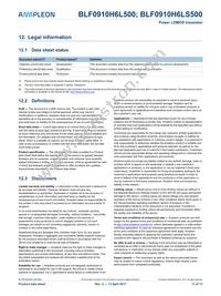 BLF0910H6L500U Datasheet Page 11