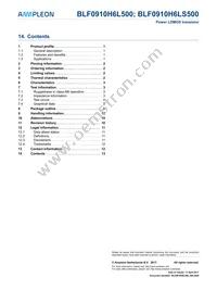 BLF0910H6L500U Datasheet Page 13