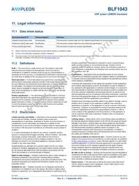 BLF1043 Datasheet Page 10