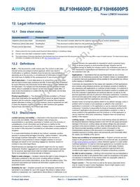 BLF10H6600PU Datasheet Page 16