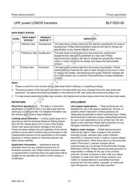 BLF1820-90 Datasheet Page 10