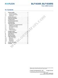 BLF183XRSU Datasheet Page 15